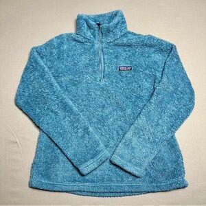 Patagonia Women's Teal Fleece Turtleneck Sweater